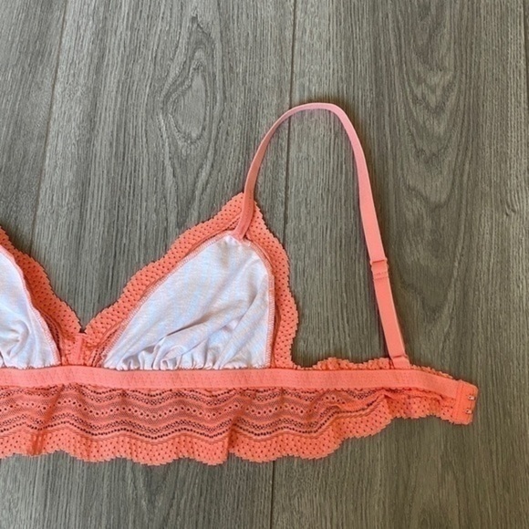 Cosabella Dolce Prt Cotton Bralette In Zebra Icy Violet / Coral Breeze Sz Large - Picture 12 of 16